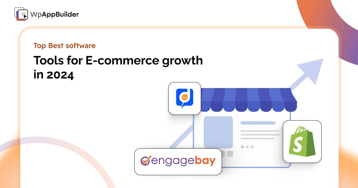 A laptop screen displaying analytics and graphs representing e-commerce growth tools in 2024